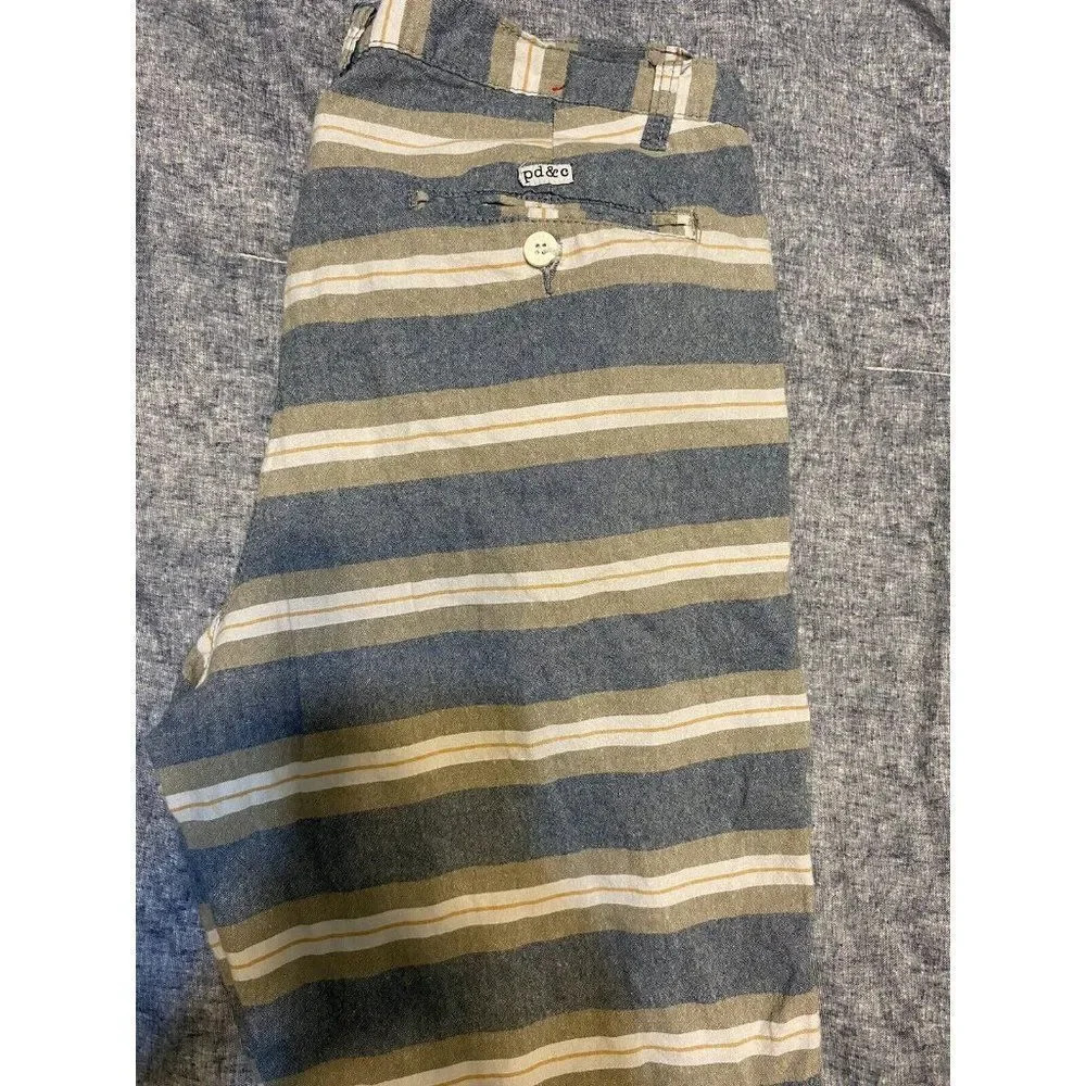 PD & C PAPER DENIM MENS SHORTS - SIZE 34 - PERFECT CONDITION - NO FLAWS - Picture 5 of 6